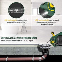 Load image into Gallery viewer, Drain Auger, Automatic Plumbing Snake, 25Ft(7.6m), 20-Volt MAX Li-Ion, Perfect Cordless Drain Clog Remover, Power Tool for 3/4" to 3" Pipes, Replaceable Flexible Shaft - MTW700B
