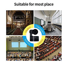 Load image into Gallery viewer, PTZ Camera with USB Outputs,3X Optical Zoom,Live Streaming Camera for Broadcast,Conference,Events,Church and School etc
