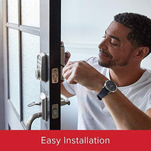 Load image into Gallery viewer, Kwikset 99420-001 Aura Bluetooth Programmable Keypad Door Lock Deadbolt Featuring SmartKey Security, Satin Nickel
