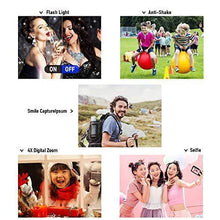 Load image into Gallery viewer, Digital Camera Vlogging Camera with YouTube 30MP Full HD 2.7K Vlog Camera with Flip Screen 180° Rotation with 32GB Memory Card and 2 Batteries （Focus Fixed）
