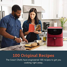 Load image into Gallery viewer, COSORI Air Fryer(100 Recipes, Rack &amp; 4 Skewers) Oilless Oven Cooker 13 Functions, Preheat &amp; Shake Reminder, LED Touch Screen, 3.7 QT, Digital-Burgundy Red
