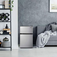 Load image into Gallery viewer, Midea 3.1 Cu. Ft. Compact Refrigerator, WHD-113FSS1 - Stainless Steel
