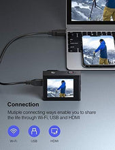 Load image into Gallery viewer, 【2021 Upgrade】 Crosstour Native 4K50fps Action Camera Advanced Anti-Shake Touch Screen 20MP Underwater Camcorder (LDC, 40M Waterproof, WiFi, Remote Control, Battery Charger, Accessories Kit) CT9700
