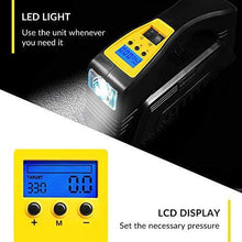 Load image into Gallery viewer, Kensun AC/DC Digital Tire Inflator for Car 12V DC and Home 110V AC Rapid Performance Portable Air Compressor Pump for Car, Bicycle, Motorcycle, Basketball and Others
