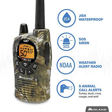 Load image into Gallery viewer, Midland 50 Channel GMRS Two-Way Radio - Long Range Walkie Talkie (Mossy Oak Camo, 2-Pack)
