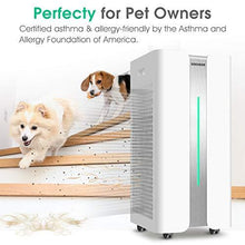 Load image into Gallery viewer, Gocheer Air Purifier for Large Room CADR 1,000 Covers 2,500 Sq ft Dual Drive 4-in-1 H13 True HEPA Filters Smart Air Cleaner for Home Eliminate Smoke Dust Pollen Mold Pet Dander Allergens Gases
