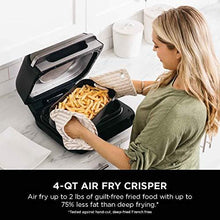 Load image into Gallery viewer, Ninja FG551 Foodi Smart XL 6-in-1 Indoor Grill with 4-Quart Air Fryer Roast Bake Dehydrate Broil and Leave-in Thermometer, with Extra Large Capacity, and a Stainless Steel Finish
