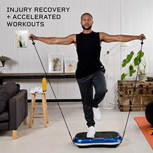 Load image into Gallery viewer, LifePro Vibration Plate Exercise Machine - Whole Body Workout Vibration Fitness Platform w/Loop Bands - Home Training Equipment - Remote, Balance Straps, Videos &amp; Manual
