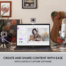 Load image into Gallery viewer, Logitech StreamCam, Live Streaming Webcam, Full 1080p HD 60fps Vertical Video, Smart auto Focus and Exposure, Dual Camera-Mount Versatility, with USB-C, for YouTube, Gaming Twitch, PC/Mac - White
