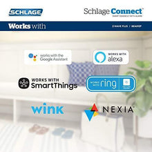 Load image into Gallery viewer, Schlage BE469ZP CAM 716 Schlage Connect Smart Deadbolt With Alarm Inbuilt Camelot Trim In Aged Bronze
