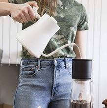 Load image into Gallery viewer, Fellow Stagg EKG Electric Pour-Over Kettle For Coffee And Tea, Matte White, Variable Temperature Control, 1200 Watt Quick Heating, Built-in Brew Stopwatch
