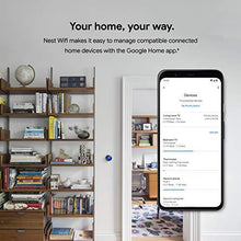 Load image into Gallery viewer, Google Nest Wifi -  AC2200 - Mesh WiFi System -  Wifi Router - 2200 Sq Ft Coverage - 1 pack
