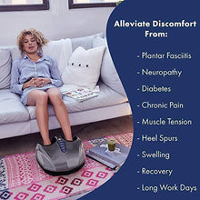 Load image into Gallery viewer, Miko Shiatsu Foot Massager Machine With Deep-Kneading, Compression, Heat and Multi-Level Settings for Plantar Fasciitis, Neuropathy, and Diabetics, Up to Size 13
