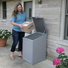 Load image into Gallery viewer, Cosco Outdoor Living 88333GCG1E, Large Lockable Package Delivery and Storage Box, 6.3 Cubic feet, Light Gray BoxGuard
