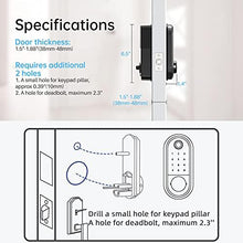 Load image into Gallery viewer, Smart Lock, Keyless Entry Deadbolt Door Lock, SMONET Electronic Bluetooth with Biometric Fingerprint, Keys, IC Card, Touchscreen Keypad,Auto Lock,Remote Share, APP Control for Home,Office,Apartment
