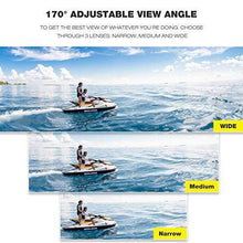 Load image into Gallery viewer, Campark X35 Action Camera 4K 24MP Wi-Fi Underwater Waterproof Camera 40M with Dual Screen, EIS, Sony Sensor, 170° Wide Angle Sports Camera 4X Zoom PC Webcam with 2 Batteries and Mounting Kits
