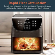 Load image into Gallery viewer, COSORI Smart WiFi Air Fryer 5.8QT(100 Recipes), Digital Touchscreen with 11 Cooking Presets for Air Frying, Roasting &amp; Keep Warm ,Preheat &amp; Shake Remind, Works with Alexa &amp; Google Assistant,1700W
