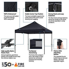 Load image into Gallery viewer, YAHEETECH 10x10 Pop up Canopy Tent - Heavy Duty Waterproof Adjustable Commercial Instant Canopy, Camping Canopy with Wheeled Bag, Canopy Sandbags x4, Tent Stakesx4 - Black
