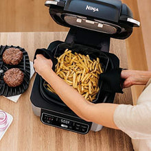 Load image into Gallery viewer, Ninja Foodi AG301 5-in-1 Indoor Electric Countertop Grill with 4-Quart Air Fryer, Roast, Bake, Dehydrate, and Cyclonic Grilling Technology
