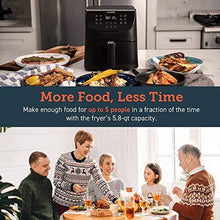 Load image into Gallery viewer, COSORI Air Fryer Max XL(100 Recipes) Digital Hot Oven Cooker, One Touch Screen with 13 Cooking Functions, Preheat and Shake Reminder, 5.8 QT, Black
