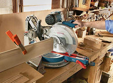 Load image into Gallery viewer, BOSCH Power Tools GCM12SD - 15 Amp 12 Inch Corded Dual-Bevel Sliding Glide Miter Saw with 60 Tooth Saw Blade , Blue
