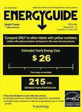Load image into Gallery viewer, Whynter CUF-210SS Energy Star 2.1 cu. ft. Stainless Steel Upright Lock Compact Freezer/Refrigerators
