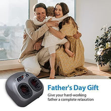 Load image into Gallery viewer, MUJERBAY Foot Massager with Heat, Air Compression, Remote Control, Deep Kneading Shiatsu Feet Massager Machine, for Plantar Fasciitis, Circulation, Nice Father's Day Gift
