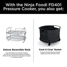 Load image into Gallery viewer, Ninja FD401 Foodi 8-Quart 9-in-1 Deluxe XL Pressure Cooker, Broil, Dehydrate, Slow Cook, Air Fryer, and More, with a Stainless Finish
