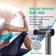 Load image into Gallery viewer, Medcursor Handheld Percussion Massage Gun - Deep Tissue Massager for Pain Relief, Sore Muscle and Stiffness, Powerful Brushless Motor High-Intensity - Includes 6 Massage Heads, Gray
