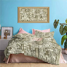Load image into Gallery viewer, prunushome Bedding Duvet Cover 3 Piece Set Tribal Mesoamerican Folklore | Comfortable Durable (1 Comforter Cover 2 Pillowcases) King Size
