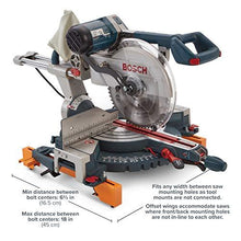 Load image into Gallery viewer, BORA Portamate PM-4000 - Heavy Duty Folding Miter Saw Stand with Quick Attach Tool Mounting Bars
