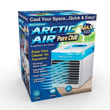 Load image into Gallery viewer, Ontel Arctic Air Pure Chill Evaporative Ultra Portable Personal Air Cooler with 4-Speed Air Vent
