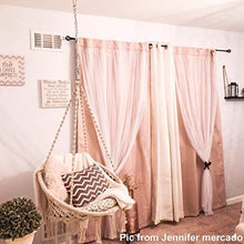 Load image into Gallery viewer, Ohuhu Hammock Chair Hanging Chair Swing with Soft Cushion &amp; Durable Hanging Hardware Kit, 100% Cotton Rope Indoor Macrame Swing Chairs for Bedroom/Balcony, Christmas Idea Gifts for Girls Kids Birthday
