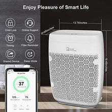 Load image into Gallery viewer, Air Purifier, Zigma Smart WiFi Air Purifier for Large Room up to 1580 ft2, Available for California, True HEPA 5-in-1 Air Purifiers w/Voice Control for Dust, Pollen, Smoke, Air Cleaner Aerio-300
