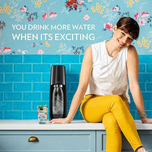 Load image into Gallery viewer, SodaStream Fizzi Sparkling Water Maker Bundle (Black), with CO2, BPA Free Bottles, and Bubly Drops Flavors
