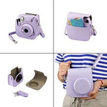 Load image into Gallery viewer, Fujifilm Instax Mini 11 Instant Camera + Instax Mini Twin Pack Film + Hanging Frames + Plastic Frames + Case + Close Up Filters - All Inclusive Bundle! (Lilac Purple)

