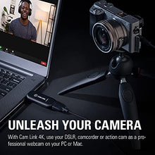 Load image into Gallery viewer, Elgato Cam Link 4K — Broadcast Live, Record via DSLR, Camcorder, or Action Cam, 1080p60 or 4K at 30 FPS, Compact HDMI Capture Device, USB 3.0
