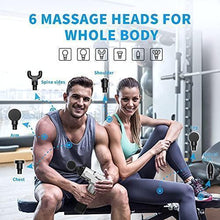 Load image into Gallery viewer, Muscle Massage Gun, Quiet Deep Tissue Massage Gun for Athletes Percussion Massager Handheld for Soreness Miudaml U3 Black
