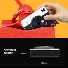 Load image into Gallery viewer, Kodak Mini Shot 3 Retro (60 Sheets) 3x3 2-in-1 Portable Wireless Instant Camera &amp; Photo Printer, Compatible with iOS, Android &amp; Bluetooth, Real Photo HD, 4PASS Technology &amp; Laminated Finish – White

