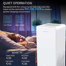 Load image into Gallery viewer, Hestom Air Purifier for Home Large Room, H13 True HEPA Air Cleaner,1200 Sq Ft Coverage, Perfect for Pets, Low Noise, Auto Mode, 3 Fans Setting, Negative Ion, White
