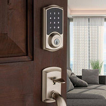 Load image into Gallery viewer, Kwikset 99190-001 Premis Traditional Arched Touchscreen Keyless Entry Smart Lock Apple HomeKit Featuring SmartKey Security in Satin Nickel
