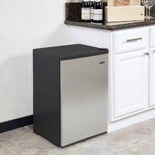 Load image into Gallery viewer, Whynter CUF-210SS Energy Star 2.1 cu. ft. Stainless Steel Upright Lock Compact Freezer/Refrigerators
