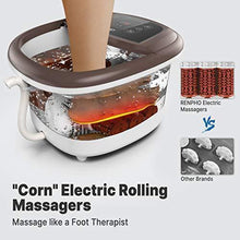 Load image into Gallery viewer, RENPHO Foot Spa Bath Massager, Motorized Massage, Fast Heating, and Powerful Bubble Jets, Automatic Shiatsu Massaging Rollers, Pedicure for Tired Feet, Relieve Feet Muscle Pain, Fathers Day Gifts
