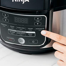 Load image into Gallery viewer, Ninja OS101 Foodi 9-in-1 Pressure Cooker and Air Fryer with Nesting Broil Rack, 5 Quart, Stainless Steel
