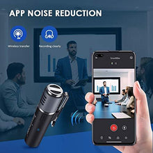 Load image into Gallery viewer, Lewinner Wireless Lavalier Microphone Bluetooth 48KHz Lapel Clip-on Mic for iPhone Android iPad for Recording Video Vlogger Content Creator Interviewer - Noise Reduction/Auto Transcription/Auto Sync
