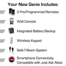 Load image into Gallery viewer, Genie StealthDrive Connect Model 7155-TKV Smartphone-Controlled Ultra-Quiet Strong Belt Drive Garage Door Opener, Wi-Fi &amp; Battery, Backup - Works with Amazon Alexa &amp; Google Assistant
