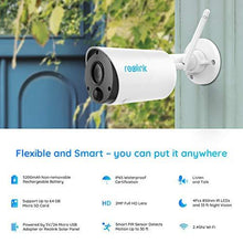 Load image into Gallery viewer, Outdoor Security Camera System Wireless, Solar Battery Powered, 1080p Wirefree Waterproof 2-Way Talk Night Vision w/ PIR Motion Sensor, Support Alexa, REOLINK Argus Eco+Solar Panel
