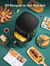 Load image into Gallery viewer, TaoTronics Air Fryer, Max XL 6 Quart 1750W 11-in-1 Airfryer Oven with Basket &amp; Touch Panel, 11 Preset Menus 50 Recipes Cookbook for Roast, Preheat, Bake, Nonstick Easy Clean, Black
