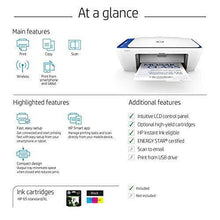 Load image into Gallery viewer, HP DeskJet 2622 All-in-One Compact Printer, Works with Alexa - White (V1N07A)
