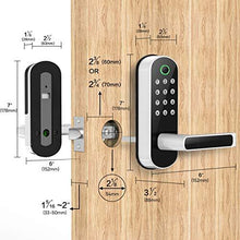 Load image into Gallery viewer, Sifely Keyless Entry Door Lock, Keypad Door Lock, Keyless Door Lock, Fingerprint Door Lock, Biometric Door Lock, Keypad Entry Door Lock, Passcode Code Door Lock, Digital Smart Door Lock (Smart Lock)
